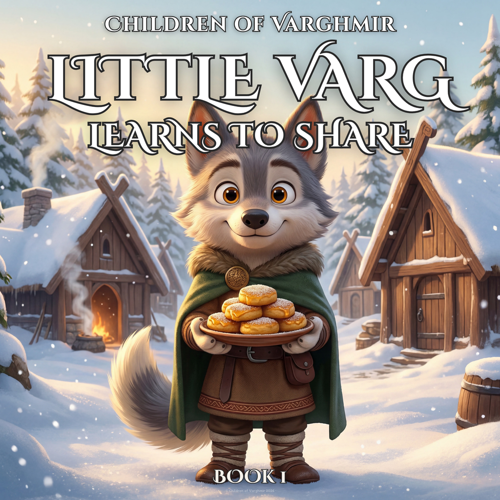 Little Varg Learns to Share | Viking Children’s Storybook & Warrior Companion Pack